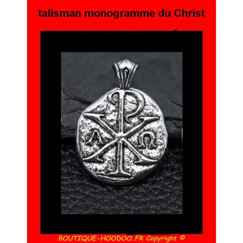 la médaille talisman monogramme du Christ est une grande protection