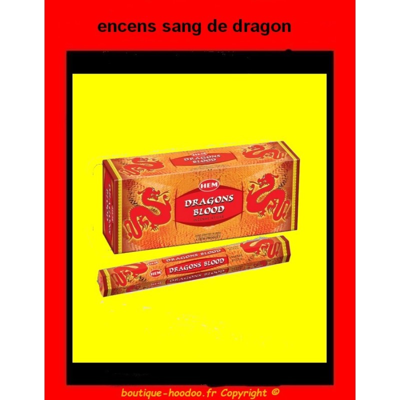 encens sang de dragon en bâton