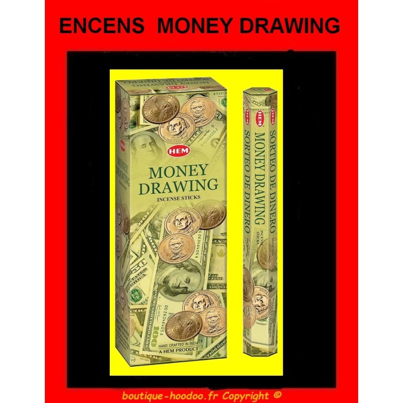 ENCENS MONEY DRAWING EN BÂTON