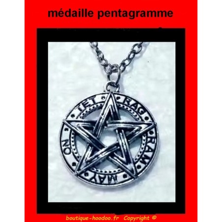 pendentif Talisman Pentagramme consacré