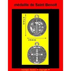 la médaille de Saint Benoit consacrée est une puissante protection