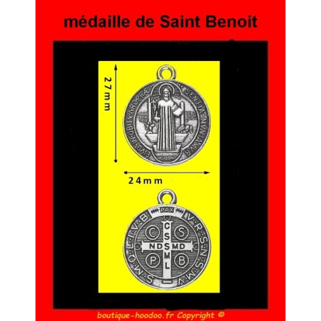la médaille de Saint Benoit consacrée est une puissante protection