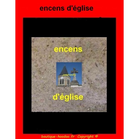l'encens d'église en poudre est utilisé pour le nettoyage de l'astral